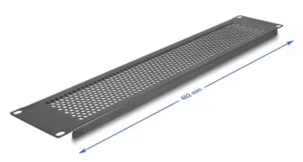 DELOCK κάλυμμα panel 67036 για 19"/2U rack, με αεραγωγούς, μαύρο 3