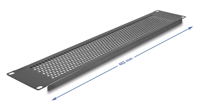DELOCK κάλυμμα panel 67036 για 19"/2U rack, με αεραγωγούς, μαύρο 5 DELOCK κάλυμμα panel 67036 για 19"/2U rack, με αεραγωγούς, μαύρο - Image 3
