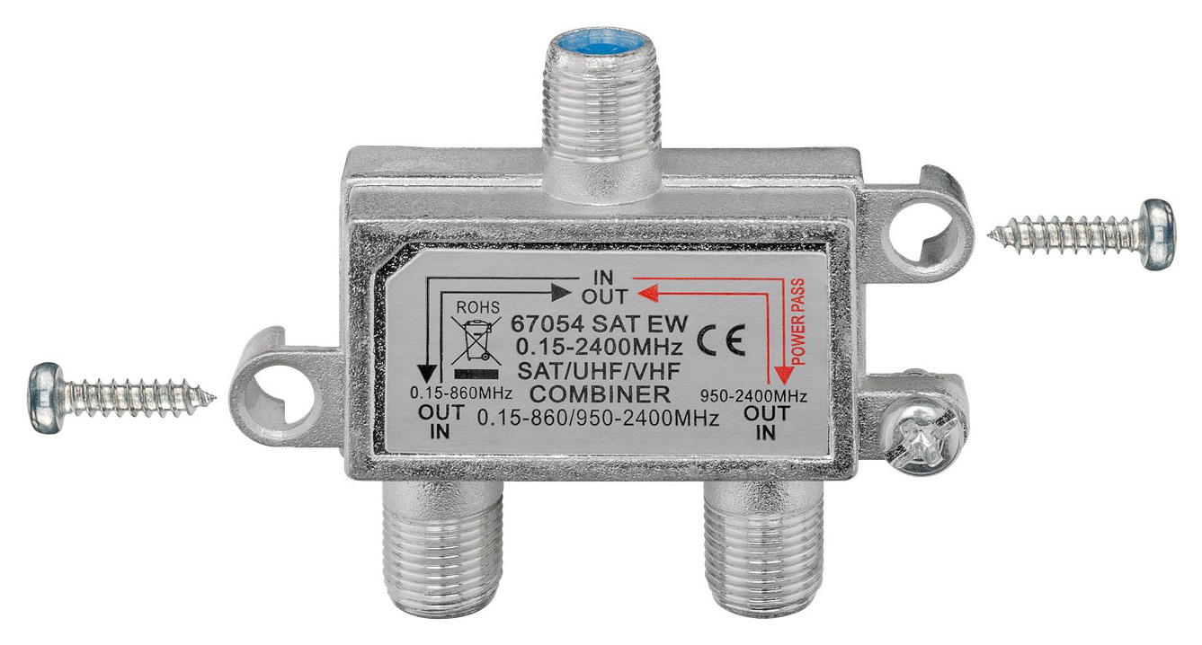 GOOBAY SAT-TV combiner 67054, 0.15 MHz - 2400MHz, 100dB 5 GOOBAY SAT-TV combiner 67054, 0.15 MHz - 2400MHz, 100dB - Image 3