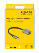 DELOCK εξωτερική κάρτα ήχου 67071, 2x 3.5mm, USB-C σύνδεση, γκρι 7 DELOCK εξωτερική κάρτα ήχου 67071, 2x 3.5mm, USB-C σύνδεση, γκρι 3