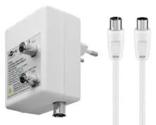 GOOBAY ενισχυτής κεραίας 67226, 2 συσκευές, DVB-T DVB-T2 DVB-C, λευκός
