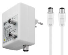 GOOBAY ενισχυτής κεραίας 67226, 2 συσκευές, DVB-T DVB-T2 DVB-C, λευκός 1 GOOBAY ενισχυτής κεραίας 67226, 2 συσκευές, DVB-T DVB-T2 DVB-C, λευκός