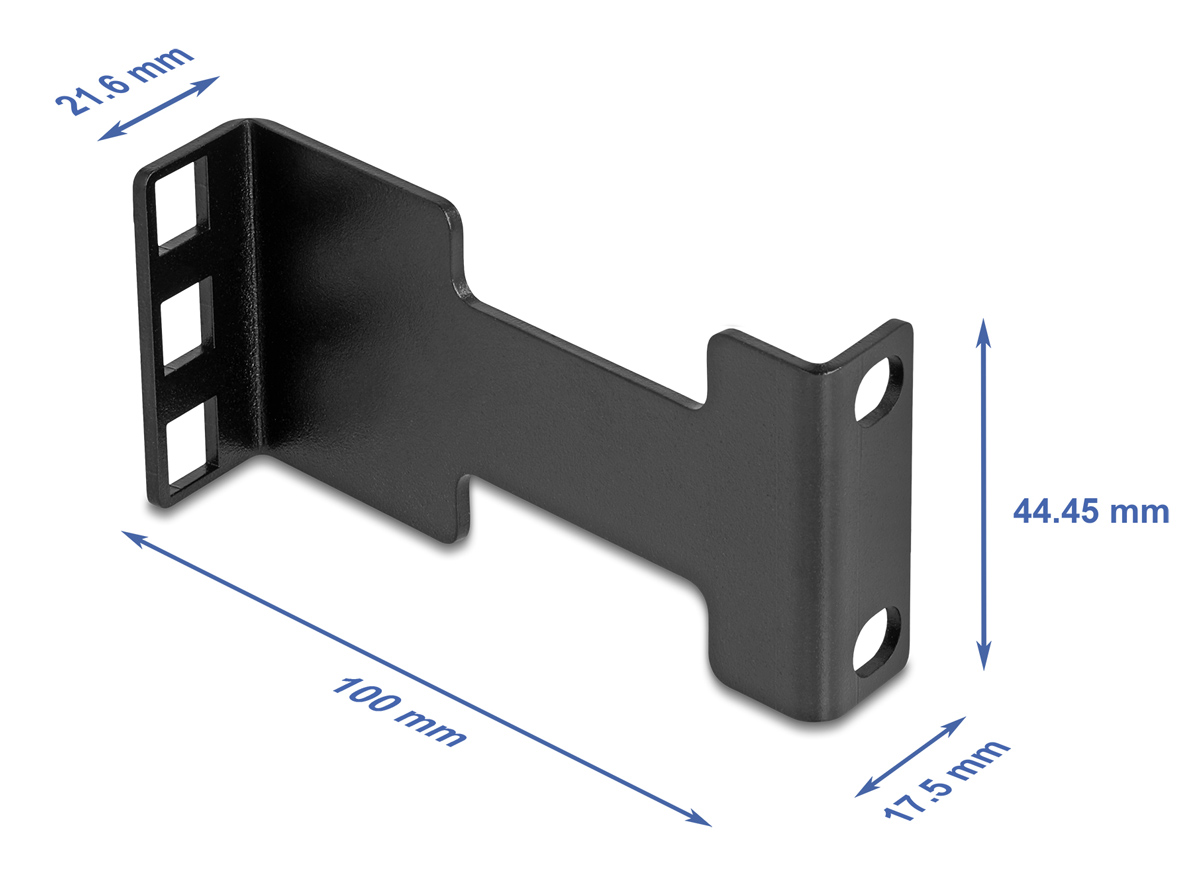 DELOCK αντάπτορας επέκτασης βάθους για rack 67272, έως 10cm, 1U, μαύρο 5 DELOCK αντάπτορας επέκτασης βάθους για rack 67272, έως 10cm, 1U, μαύρο - Image 3