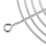 DELOCK σχάρα για 60mm ανεμιστήρα 67305, μεταλλική, ασημί 2