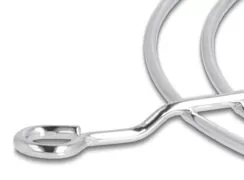 DELOCK σχάρα για 80mm ανεμιστήρα 67306, μεταλλική, ασημί 3