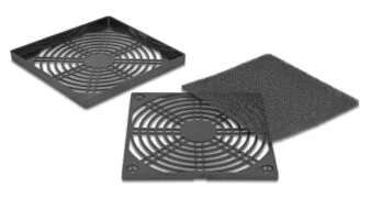 DELOCK σχάρα για 120mm ανεμιστήρα 67313 με φίλτρο σκόνης, πλαστική, μαύρη 2