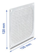 DELOCK σχάρα για 120mm ανεμιστήρα 67458 με φίλτρο σκόνης, μεταλλική, ασημί 5 DELOCK σχάρα για 120mm ανεμιστήρα 67458 με φίλτρο σκόνης, μεταλλική, ασημί 2