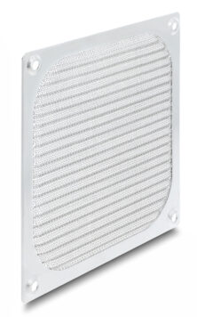 DELOCK σχάρα για 120mm ανεμιστήρα 67458 με φίλτρο σκόνης, μεταλλική, ασημί