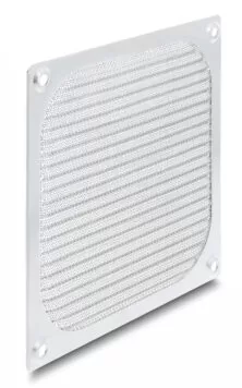 DELOCK σχάρα για 120mm ανεμιστήρα 67458 με φίλτρο σκόνης, μεταλλική, ασημί