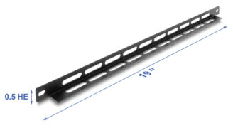 DELOCK cable management panel 67460 για rack 19", 0.5U, βάθος 22mm, μεταλλικό, μαύρο 5 DELOCK cable management panel 67460 για rack 19", 0.5U, βάθος 22mm, μεταλλικό, μαύρο 2