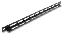 DELOCK cable management panel 67460 για rack 19", 0.5U, βάθος 22mm, μεταλλικό, μαύρο