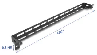 DELOCK cable management panel 67461 για rack 19", 0.5U, βάθος 50mm, μεταλλικό, μαύρο 5 DELOCK cable management panel 67461 για rack 19", 0.5U, βάθος 50mm, μεταλλικό, μαύρο 2