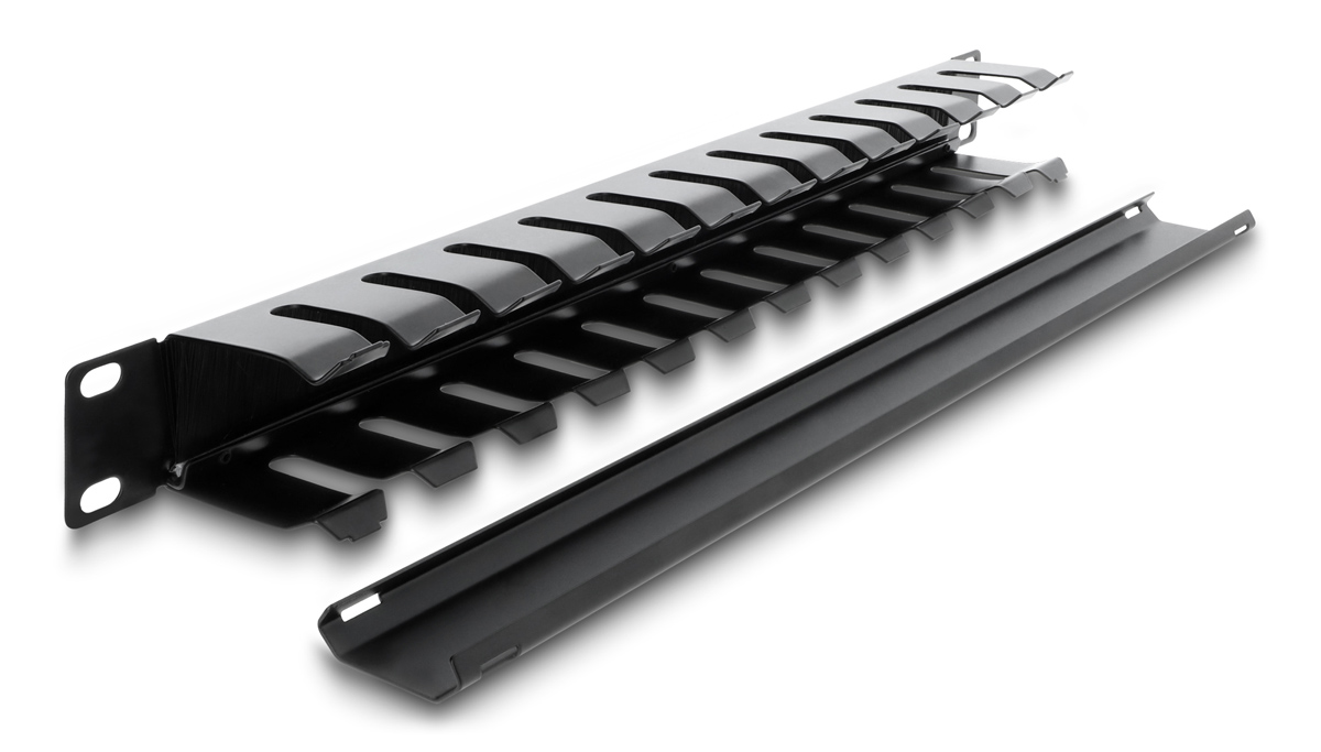 DELOCK cable management 67628 για rack 19"/1U, με βούρτσα προστασίας, μεταλλικό, μαύρο 5 DELOCK cable management 67628 για rack 19"/1U, με βούρτσα προστασίας, μεταλλικό, μαύρο - Image 3
