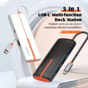 LDNIO docking station DS-25H, 5 θυρών, USB-C σύνδεση, 4K, 100W PD, μαύρο 14 LDNIO docking station DS-25H, 5 θυρών, USB-C σύνδεση, 4K, 100W PD, μαύρο 2