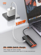 LDNIO docking station DS-25H, 5 θυρών, USB-C σύνδεση, 4K, 100W PD, μαύρο 17 LDNIO docking station DS-25H, 5 θυρών, USB-C σύνδεση, 4K, 100W PD, μαύρο 5