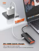 LDNIO docking station DS-25H, 5 θυρών, USB-C σύνδεση, 4K, 100W PD, μαύρο 17 LDNIO docking station DS-25H, 5 θυρών, USB-C σύνδεση, 4K, 100W PD, μαύρο 5