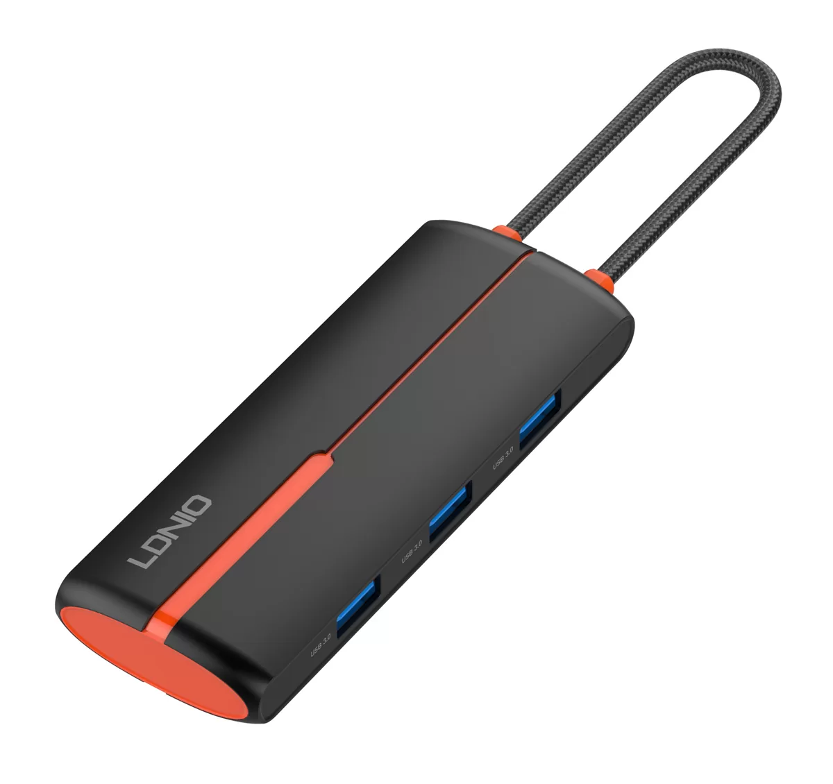 LDNIO docking station DS-25H, 5 θυρών, USB-C σύνδεση, 4K, 100W PD, μαύρο 12 LDNIO docking station DS-25H, 5 θυρών, USB-C σύνδεση, 4K, 100W PD, μαύρο - Image 10