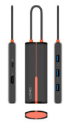 LDNIO docking station DS-25H, 5 θυρών, USB-C σύνδεση, 4K, 100W PD, μαύρο 23 LDNIO docking station DS-25H, 5 θυρών, USB-C σύνδεση, 4K, 100W PD, μαύρο 11