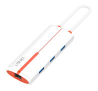 LDNIO docking station DS-26H, 6 θυρών, USB-C σύνδεση, 4K, 100W PD, λευκό 8