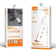 LDNIO docking station DS-26H, 6 θυρών, USB-C σύνδεση, 4K, 100W PD, λευκό 10