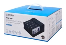 ORICO docking station για 2.5" ή 3.5" SATA HDD/SSD 6558US3-C, 5 θέσεων, 5Gbps, clone function, μαύρο 6