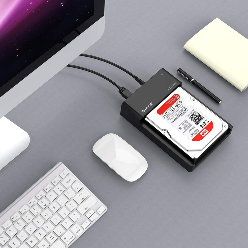 ORICO docking station για 2.5" ή 3.5" SATA HDD/SSD 6518US3-V2, 5Gbps, μαύρο 7 ORICO docking station για 2.5" ή 3.5" SATA HDD/SSD 6518US3-V2, 5Gbps, μαύρο - Image 5