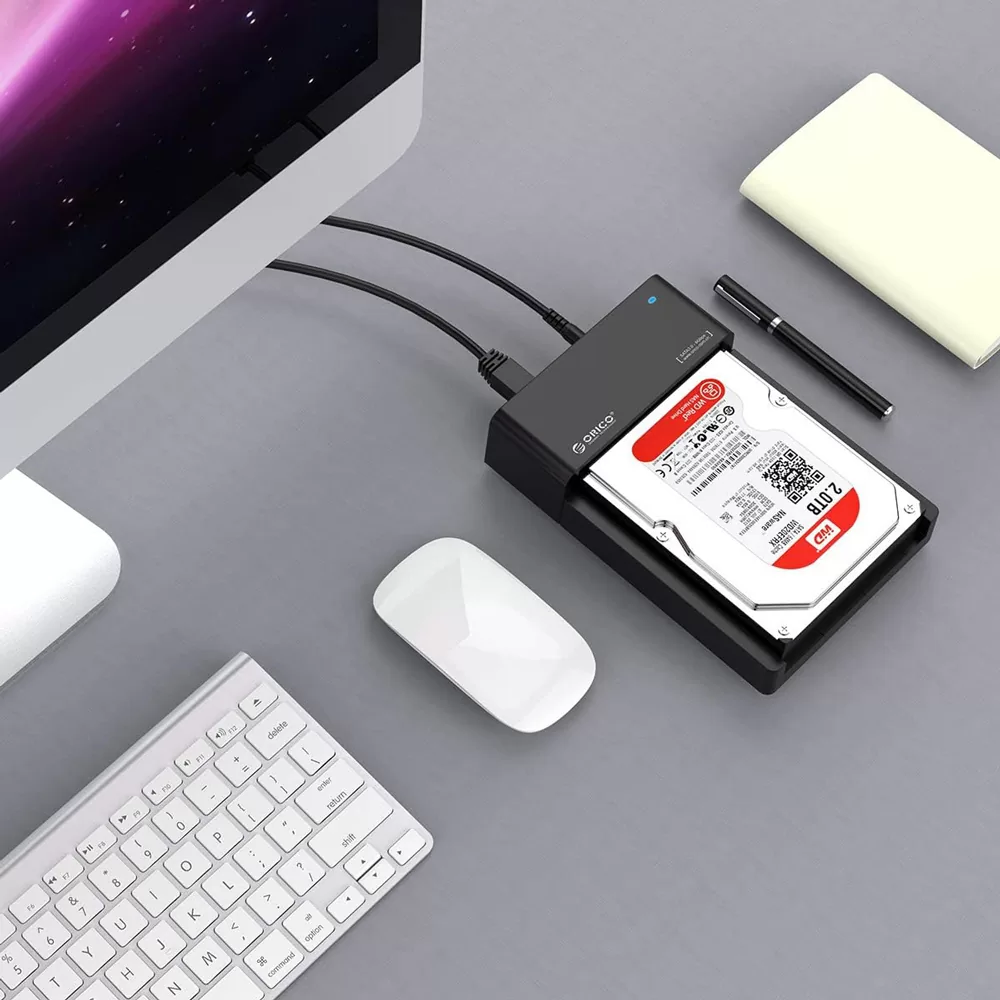 ORICO docking station για 2.5" ή 3.5" SATA HDD/SSD 6518US3-V2, 5Gbps, μαύρο 7 ORICO docking station για 2.5" ή 3.5" SATA HDD/SSD 6518US3-V2, 5Gbps, μαύρο - Image 5