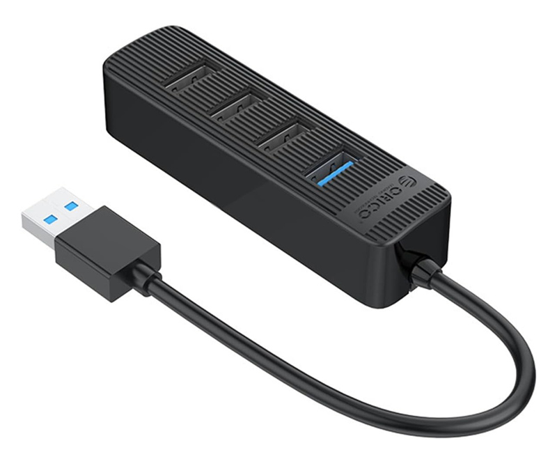 ORICO USB hub TWU32-4A, 4x θυρών, USB 3.0, 5Gbps, USB σύνδεση, έξτρα τροφοδοσία, μαύρο 6 ORICO USB hub TWU32-4A, 4x θυρών, USB 3.0, 5Gbps, USB σύνδεση, έξτρα τροφοδοσία, μαύρο - Image 4