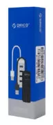 ORICO USB hub TWU32-4A, 4x θυρών, USB 3.0, 5Gbps, USB σύνδεση, έξτρα τροφοδοσία, μαύρο 5