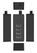 ORICO USB hub W5P-U2, 4x θυρών, USB 2.0, 480Mbps, USB σύνδεση, 1m καλώδιο, μαύρο 4