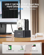 ORICO docking station για 2.5" ή 3.5" SATA HDD/SSD 6829C3-V1, 2 θέσεων, 5Gbps, μαύρο 8 ORICO docking station για 2.5" ή 3.5" SATA HDD/SSD 6829C3-V1, 2 θέσεων, 5Gbps, μαύρο 2
