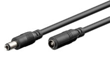 GOOBAY καλώδιο προέκτασης τροφοδοσίας 71401, 5.5x2.5mm, 3m, μαύρο