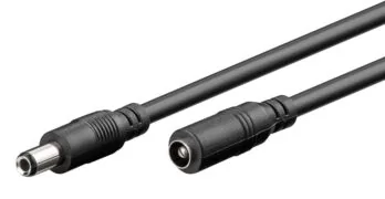 GOOBAY καλώδιο προέκτασης τροφοδοσίας 71401, 5.5x2.5mm, 3m, μαύρο 1