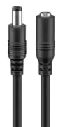 GOOBAY καλώδιο προέκτασης τροφοδοσίας 71401, 5.5x2.5mm, 3m, μαύρο 7