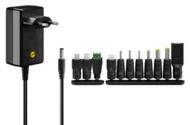 GOOBAY επιτοίχιος φορτιστής 74436, 5V-15V, 36W, 12 tips 2