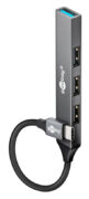 GOOBAY USB hub 74457, 4x θυρών, USB 3.2, 5Gbps, USB-C σύνδεση, γκρι 1 GOOBAY USB hub 74457, 4x θυρών, USB 3.2, 5Gbps, USB-C σύνδεση, γκρι