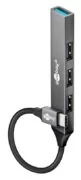 GOOBAY USB hub 74457, 4x θυρών, USB 3.2, 5Gbps, USB-C σύνδεση, γκρι 1 GOOBAY USB hub 74457, 4x θυρών, USB 3.2, 5Gbps, USB-C σύνδεση, γκρι