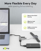 GOOBAY USB hub 74459, 4x θυρών, USB 3.2, 5Gbps, USB-C σύνδεση, γκρι 15 GOOBAY USB hub 74459, 4x θυρών, USB 3.2, 5Gbps, USB-C σύνδεση, γκρι 6