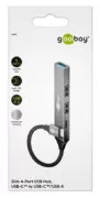GOOBAY USB hub 74459, 4x θυρών, USB 3.2, 5Gbps, USB-C σύνδεση, γκρι 8
