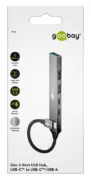 GOOBAY USB hub 74460, 5x θυρών, USB 3.2, 5Gbps, 100W, USB-C σύνδεση, γκρι 8