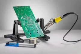 GOOBAY βάση στήριξης πλακέτας 76559 με θέση για κολλητήρι, 360°, μαύρη 2