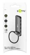 GOOBAY USB hub 76565, 4x θυρών, USB 3.2, 10Gbps, USB-C σύνδεση, γκρι 8