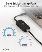 GOOBAY αντάπτορας δικτύου 76579, USB-C, 1000Mbps Ethernet, μαύρος 13 GOOBAY αντάπτορας δικτύου 76579, USB-C, 1000Mbps Ethernet, μαύρος 2