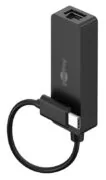 GOOBAY αντάπτορας δικτύου 76579, USB-C, 1000Mbps Ethernet, μαύρος 1