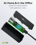 GOOBAY αντάπτορας δικτύου 76579, USB-C, 1000Mbps Ethernet, μαύρος 8