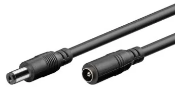 GOOBAY καλώδιο προέκτασης τροφοδοσίας 76635, 5.5x2.1mm, 1.5m, μαύρο 1 GOOBAY καλώδιο προέκτασης τροφοδοσίας 76635, 5.5x2.1mm, 1.5m, μαύρο