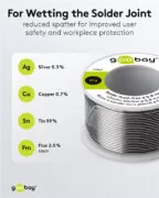GOOBAY σύρμα συγκόλλησης 77421, Φ0.8mm, lead free, 20g 4