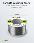 GOOBAY σύρμα συγκόλλησης 77422, Φ0.8mm, lead free, 50g 5