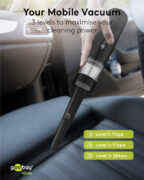 GOOBAY 2 σε 1 σκουπάκι χειρός & air duster 77829, 120W, 6000mAh, μαύρο 2