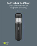GOOBAY 2 σε 1 σκουπάκι χειρός & air duster 77829, 120W, 6000mAh, μαύρο 7